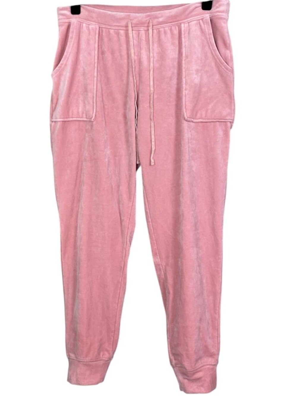 House of Harlow 1960 Revolve Pink Velvet Joggers Velour Sweatpants Luxe Y2K-M